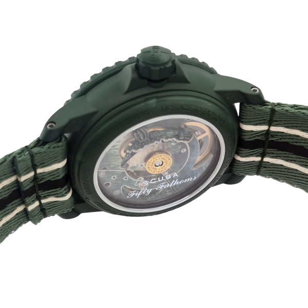Montre Occasion Blancpain Fifty Fathoms X Swatch Green Abyss