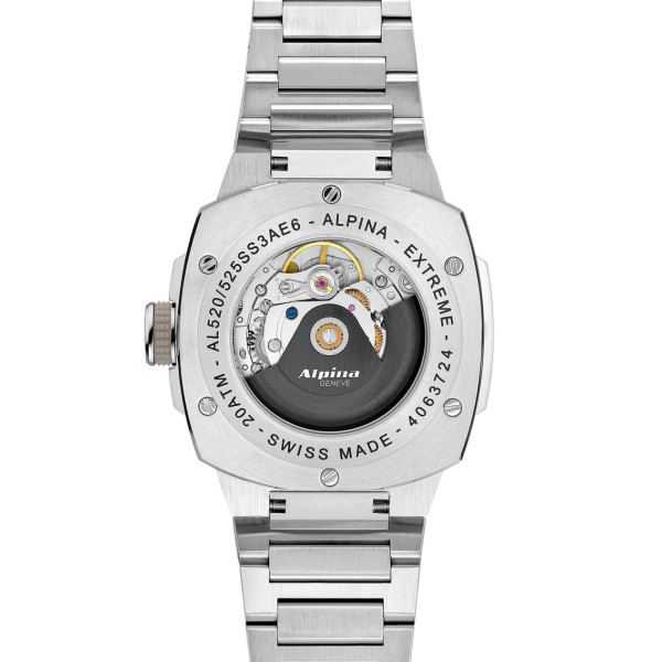 Montre Alpina Alpiner Extreme Automatic Cadran Beige Bracelet Acier