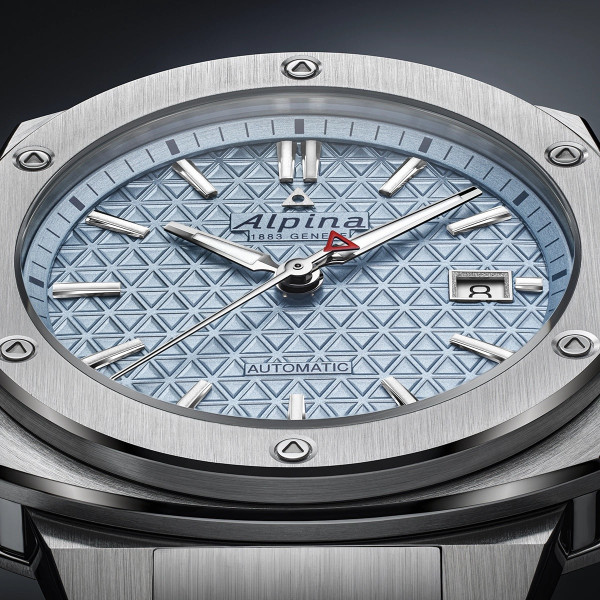 Montre Alpina Alpiner Extreme Automatic Cadran Bleu glacier Bracelet Acier