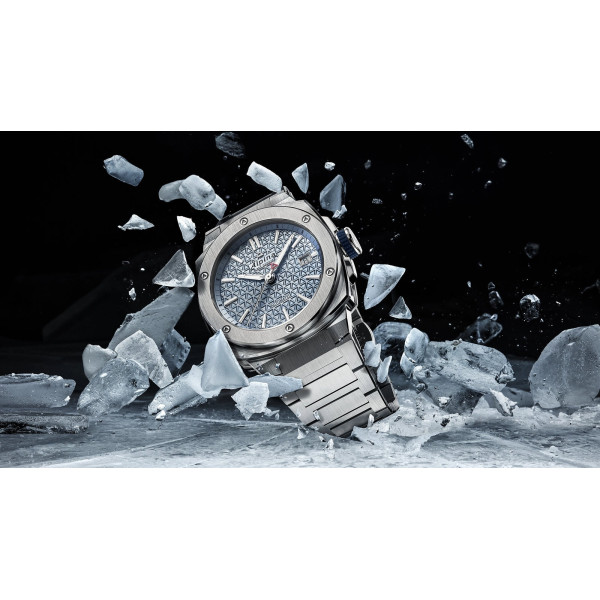 Montre Alpina Alpiner Extreme Automatic Cadran Bleu glacier Bracelet Acier