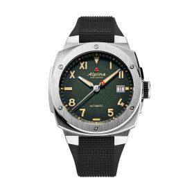 Montre Alpina Alpiner Extreme Automatic California Cadran Vert Bracelet Caoutchouc