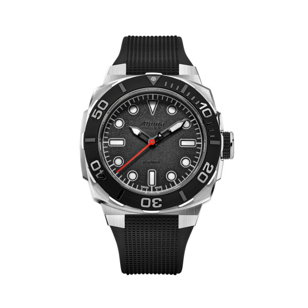 Montre Alpina Seastrong Diver Extreme Automatic Cadran Gris Bracelet Caoutchouc