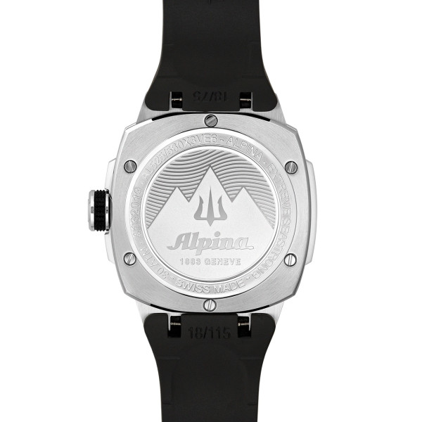 Montre Alpina Seastrong Diver Extreme Automatic Cadran Gris Bracelet Caoutchouc