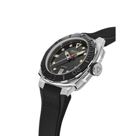 Montre Alpina Seastrong Diver Extreme Automatic Cadran Noir Bracelet Caoutchoux