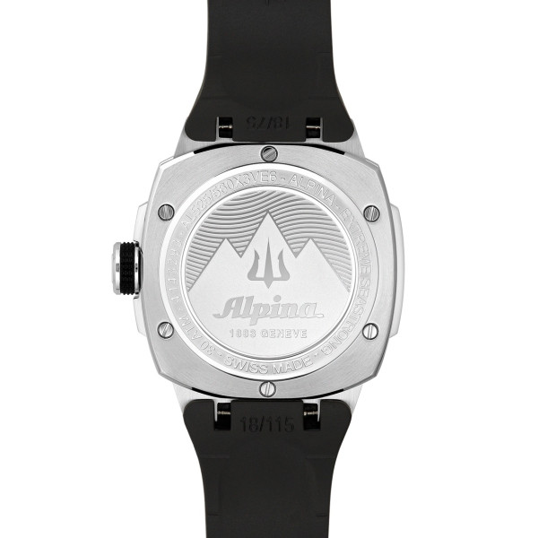 Montre Alpina Seastrong Diver Extreme Automatic Cadran Vert Bracelet Caoutchouc