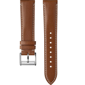 Bracelet Hamilton Jazzmaster 20mm Cuir Marron Boucle Ardillon