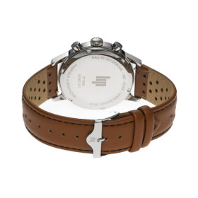 Montre LIP Rallye Quartz Mécanique Cadran Noir Bracelet Cuir