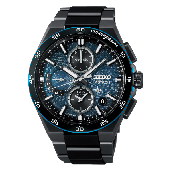 Montre Seiko Astron GPS Solar Dual Time Chronographe SSH187J1