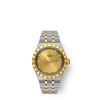 Montre Femme Tudor Royal 28mm Boîtier Acier Cadran Champagne serti de diamants