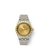 Montre Femme Tudor Royal 28mm Boîtier Acier Lunette en or jaune