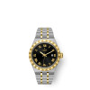Montre Femme Tudor Royal 28mm Boîtier Acier Lunette en or jaune