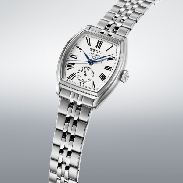 Montre Seiko Presage Classic Series SPB537J1 Automatique Cadran Email Bracelet Acier