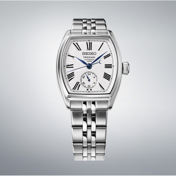 Montre Seiko Presage Classic Series SPB537J1 Automatique Cadran Email Bracelet Acier