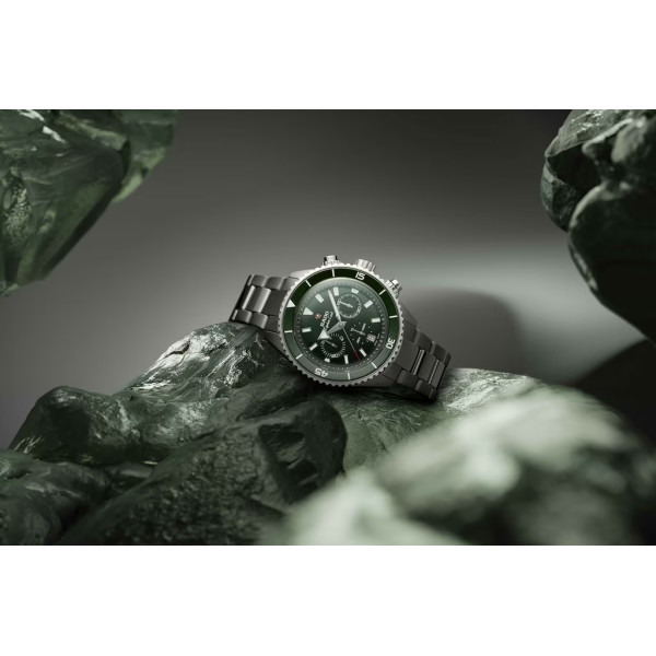 Montre Rado Captain Cook Chronographe Automatique Céramique Haute Technologie 43.0 mm