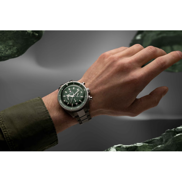 Montre Rado Captain Cook Chronographe Automatique Céramique Haute Technologie 43.0 mm