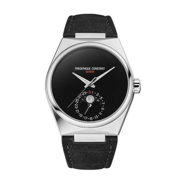 Montre Frederique Constant Manufacture Highlife Moonphase Date Cadran Noir