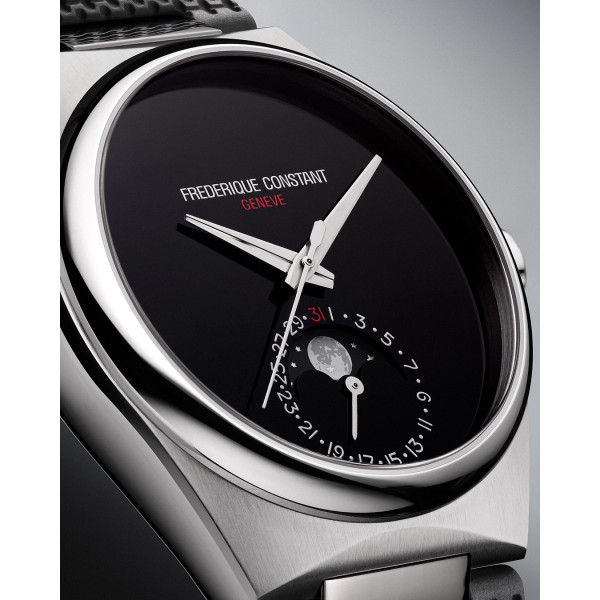 Montre Frederique Constant Manufacture Highlife Moonphase Date Cadran Noir