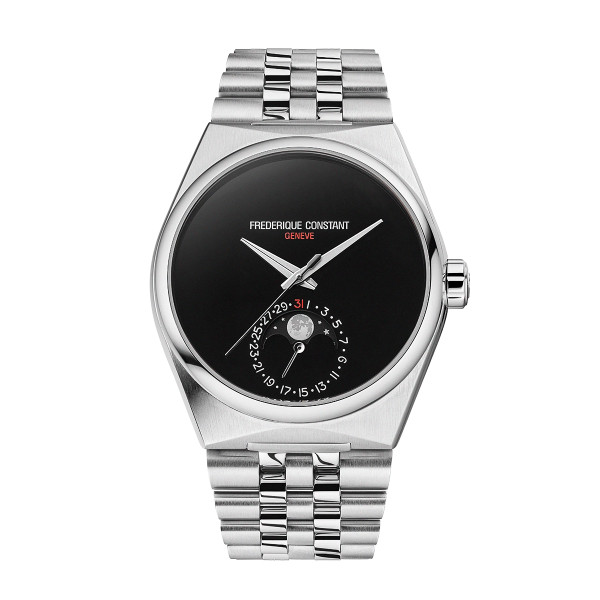 Montre Frederique Constant Manufacture Highlife Moonphase Date Cadran Noir