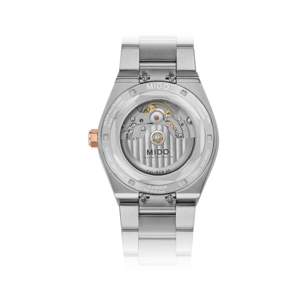 Montre Mido Multifort Multifort 8 One Crown Cadran Noir PVD Rose