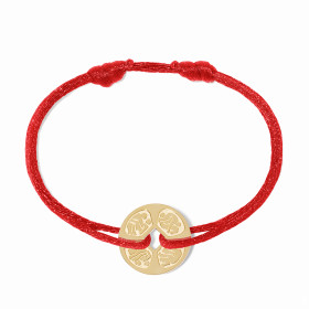 Bracelet cordon Dinh Van Kamasutra Or Jaune 17mm