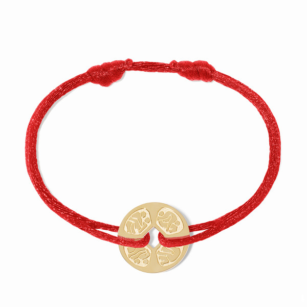 Bracelet cordon Dinh Van Kamasutra Or Jaune 17mm