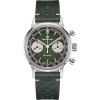 Montre Hamilton American Classic Intra-Matic Chronographe H Cadran Vert Bracelet Cuir 40mm