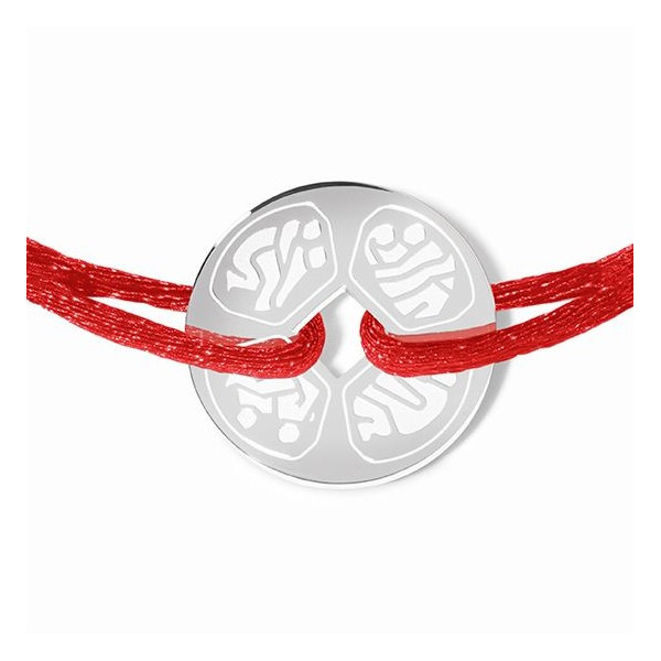 Bracelet cordon Dinh Van Kamasutra Argent 19mm