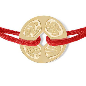 Bracelet cordon Dinh Van Kamasutra Or Jaune 17mm