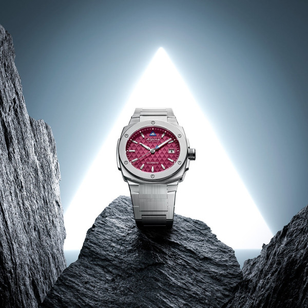 Montre Alpina Alpiner Alpiner Extreme Solarmetre Cadran Bordeaux