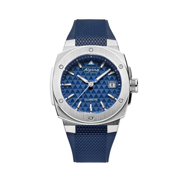 Montre Alpina Alpiner Alpiner Extreme Solarmetre Cadran Bleu Marine