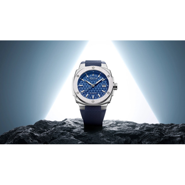 Montre Alpina Alpiner Alpiner Extreme Solarmetre Cadran Bleu Marine