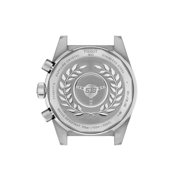 Montre Tissot PR516 40mm Quartz EOL Cadran Blanc Bracelet Acier