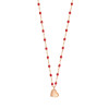 Collier gigi CLOZEAU Lucky Coeur Or Rose 40cm