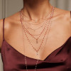 Collier gigi CLOZEAU Lucky Coeur Or Rose 40cm