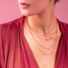 Collier gigi CLOZEAU Mini Gigi 1 Diamant Or Rose 40cm