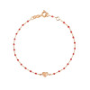 Bracelet gigi CLOZEAU Lucky Coeur Or Rose 17cm