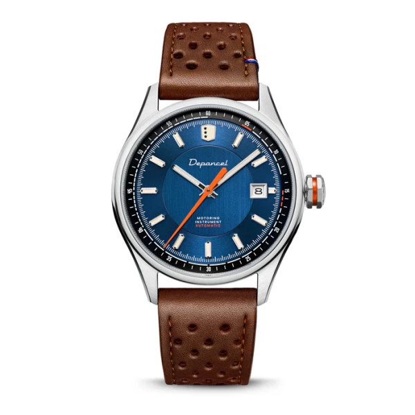 copy of Montre Depancel Série R - F-BACK - DUSK BLUE Bracelet Cuir