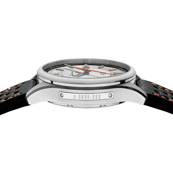 Montre Depancel Autosport Date Cadran Silver Bracelet Racing Noir Orange