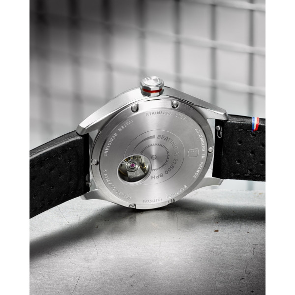 copy of Montre Depancel Série R - F-BACK - DUSK BLUE Bracelet Cuir