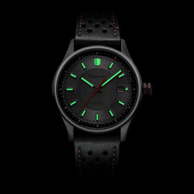 copy of Montre Depancel Série R - F-BACK - DUSK BLUE Bracelet Cuir