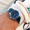 Montre Depancel Autosport Cadran Bleu Bracelet Racing Bleu Orange