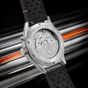 Montre Depancel Autosport Cadran Silver Bracelet Racing Noir Orange