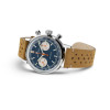 Montre Hamilton American Classic Intra-Matic Chronographe H Cadran Bleu Bracelet Cuir 40mm
