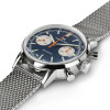 Montre Hamilton American Classic Intra-Matic Chronographe H Cadran Bleu Bracelet Cuir 40mm