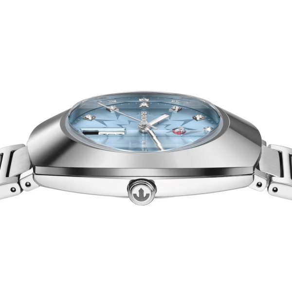 Montre Rado DiaStar Original Automatique Cadran Bleu Glacier Index Diamants