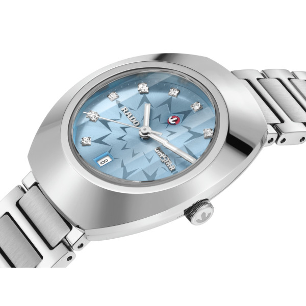 Montre Rado DiaStar Original Automatique 30mm Cadran Bleu Glacier Index Diamants