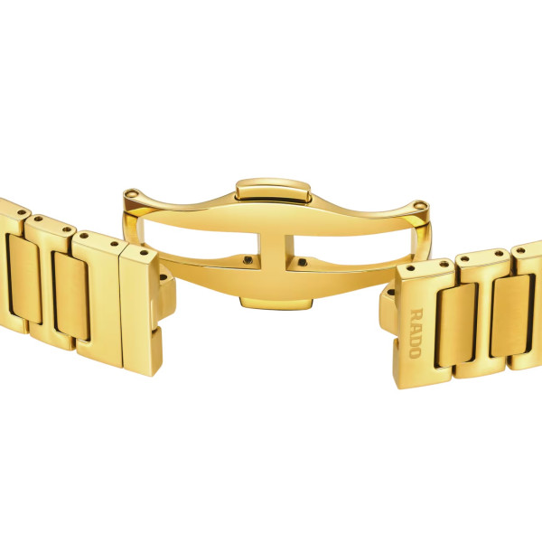 Montre Rado DiaStar Original Automatique 30mm PVD Cadran Jaune Index Diamants