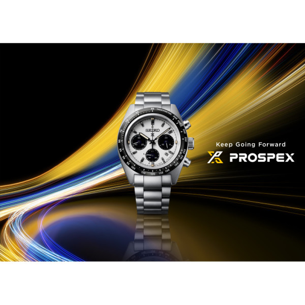 Montre Seiko Prospex Chronographe SSC961P1 Quartz Solaire Bracelet Acier