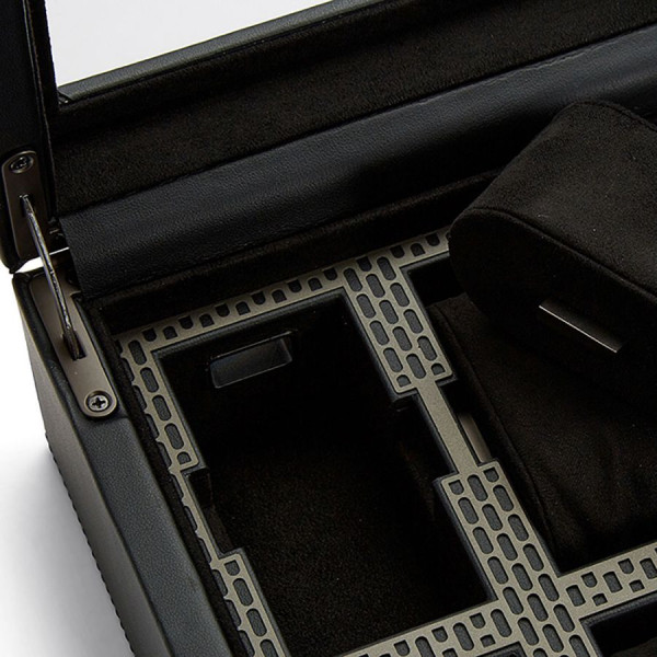 Coffret 8 montres Wolf Axis Noir Poudré