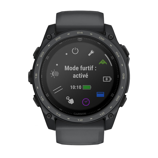 Garmin tactix 8 AMOLED Cerakote 51 mm | GPS tactique, plongée 40 m